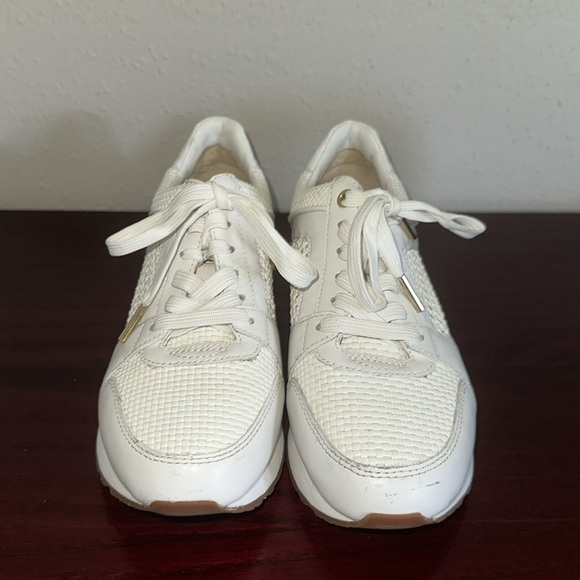 Michael Kors White Woven Sneakers - Picture 4 of 9
